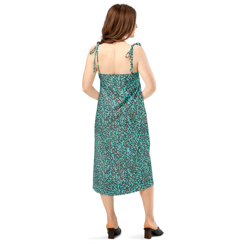 Neon Hide on Slip Dress — Back