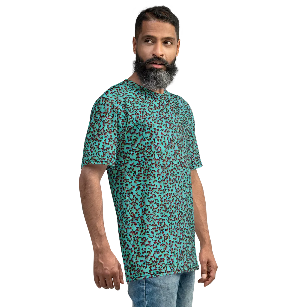 Neon Hide on Men's Crew Neck T-Shirt — Right