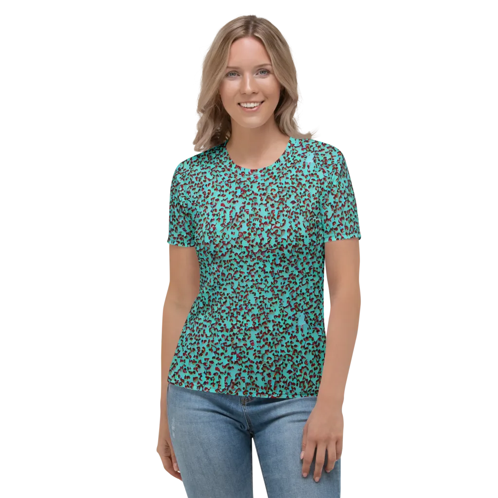 Neon Hide on Women's Crew Neck T-Shirt — Front