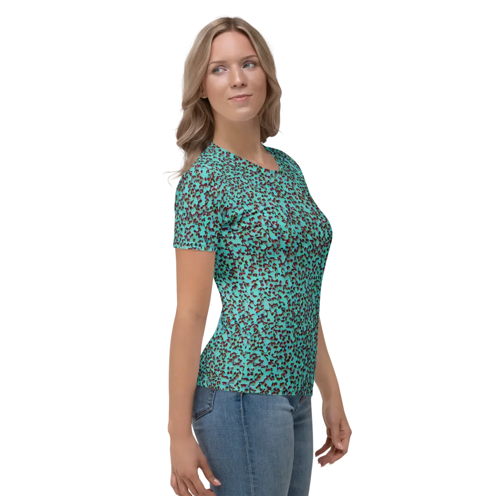 Neon Hide on Women's Crew Neck T-Shirt — Right