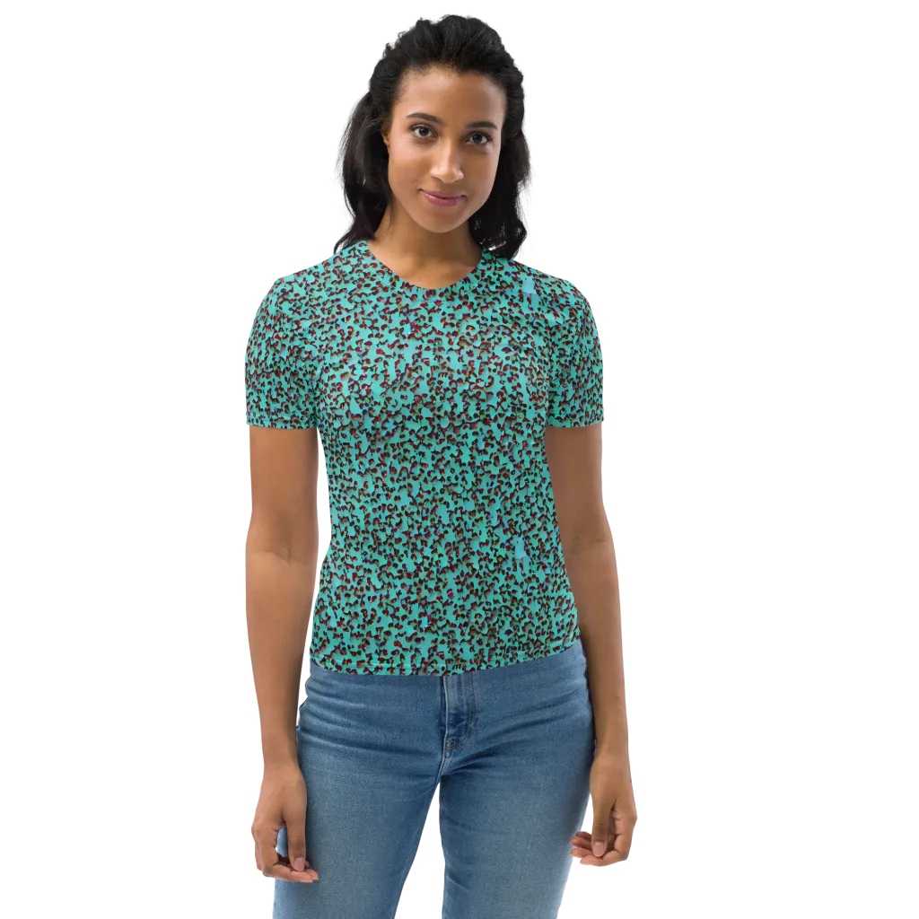 Neon Hide on Women's Crew Neck T-Shirt — Front