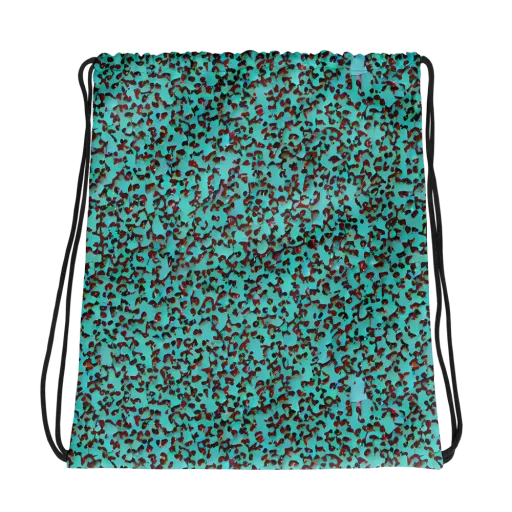 Neon Hide on a Drawstring Bag