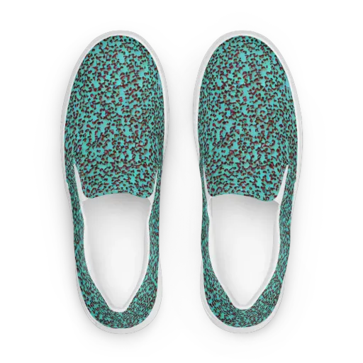 Neon Hide on a Women's Slip-On Canvas Shoes