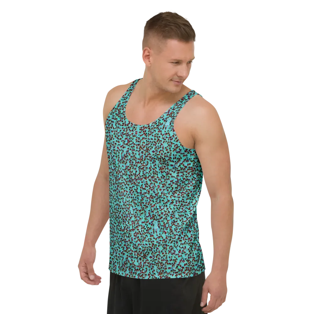 Neon Hide on Men's Tank Top — Left Front