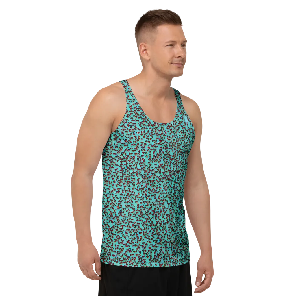 Neon Hide on Men's Tank Top — Right Front