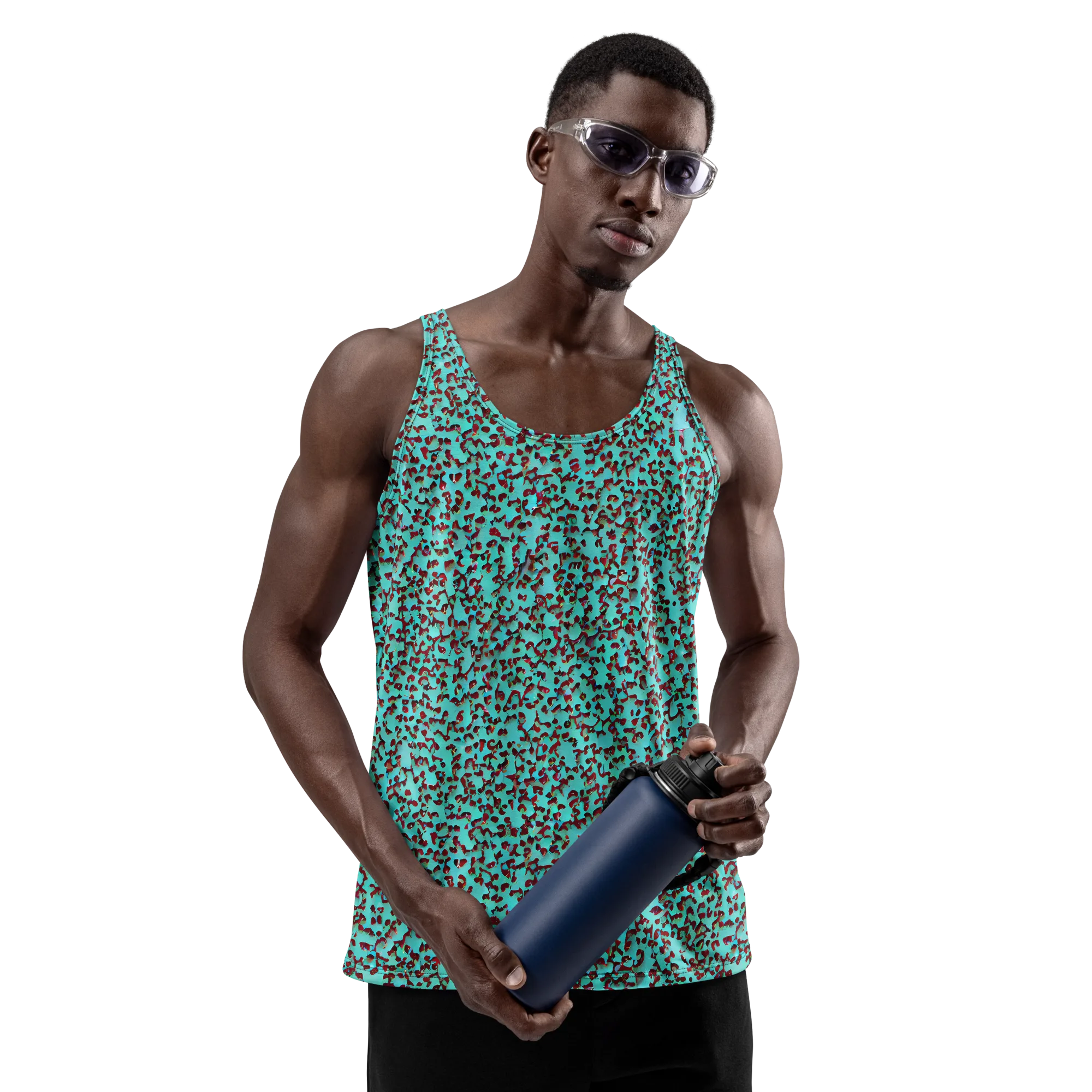 Neon Hide on Men's Tank Top — Front