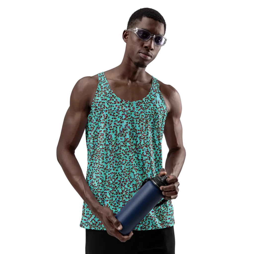 Neon Hide on Men's Tank Top — Front