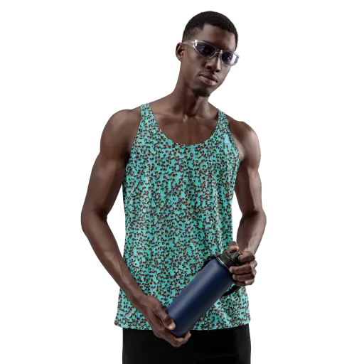 Neon Hide on a Men's Tank Top