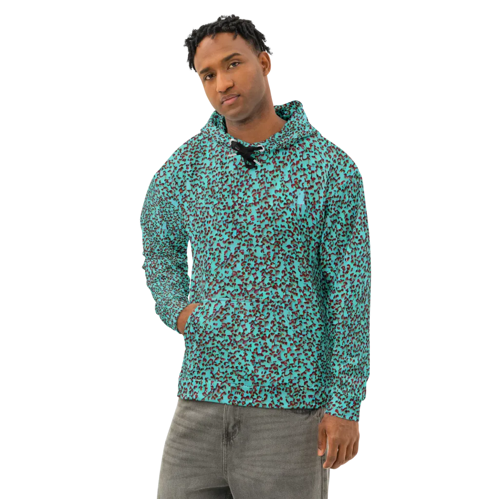 Neon Hide on Cotton Hoodie — Left Front