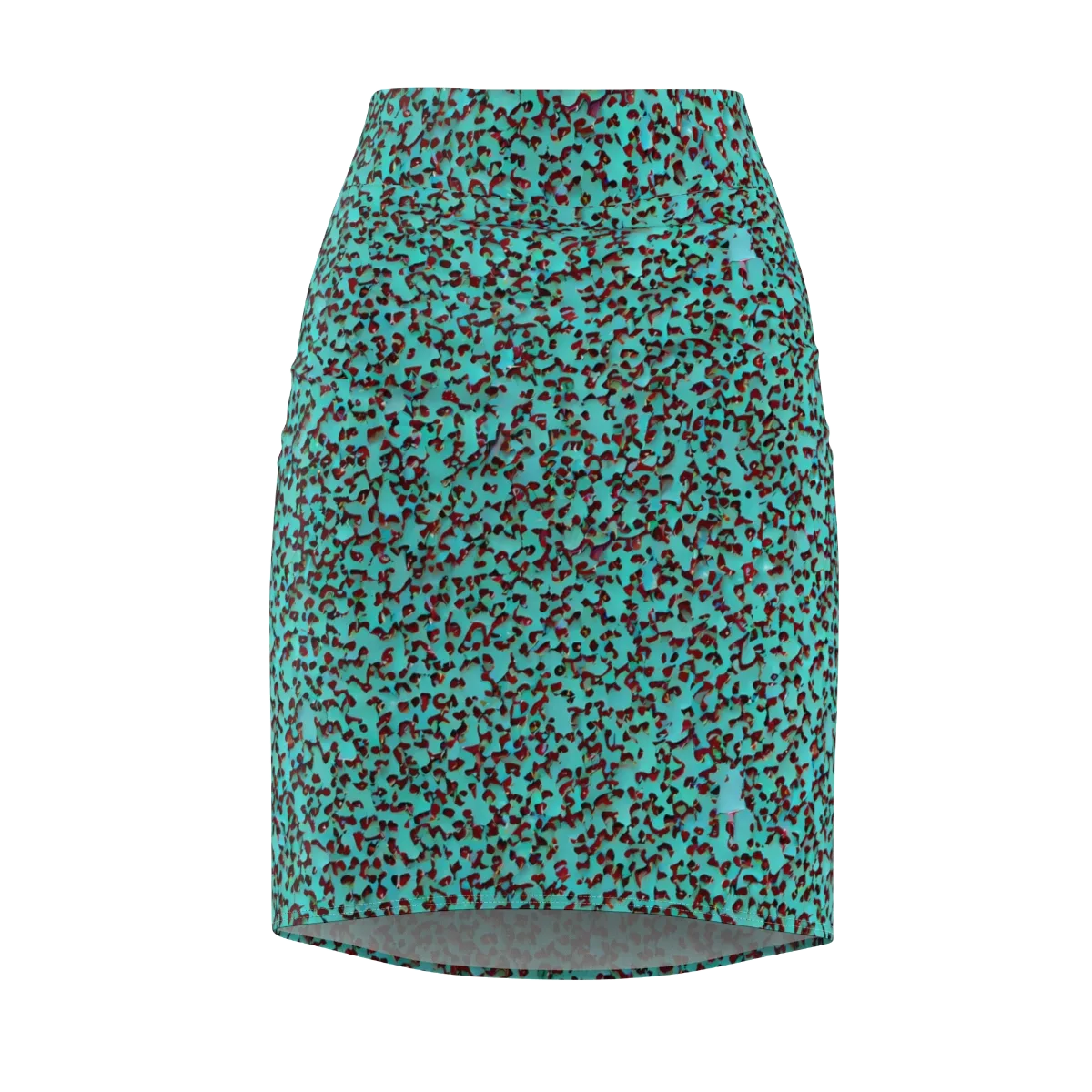 Neon Hide on Pencil Skirt — Front