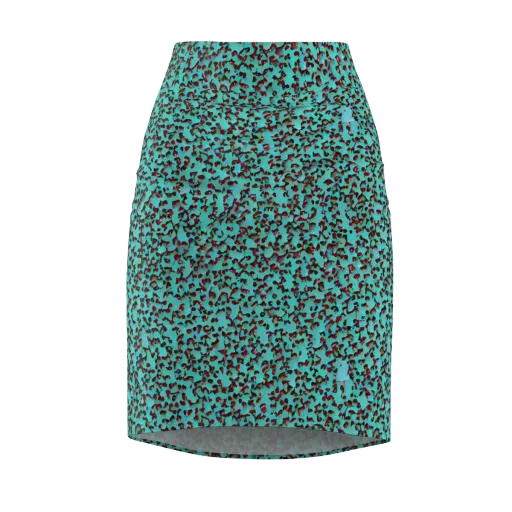 Neon Hide on a Pencil Skirt