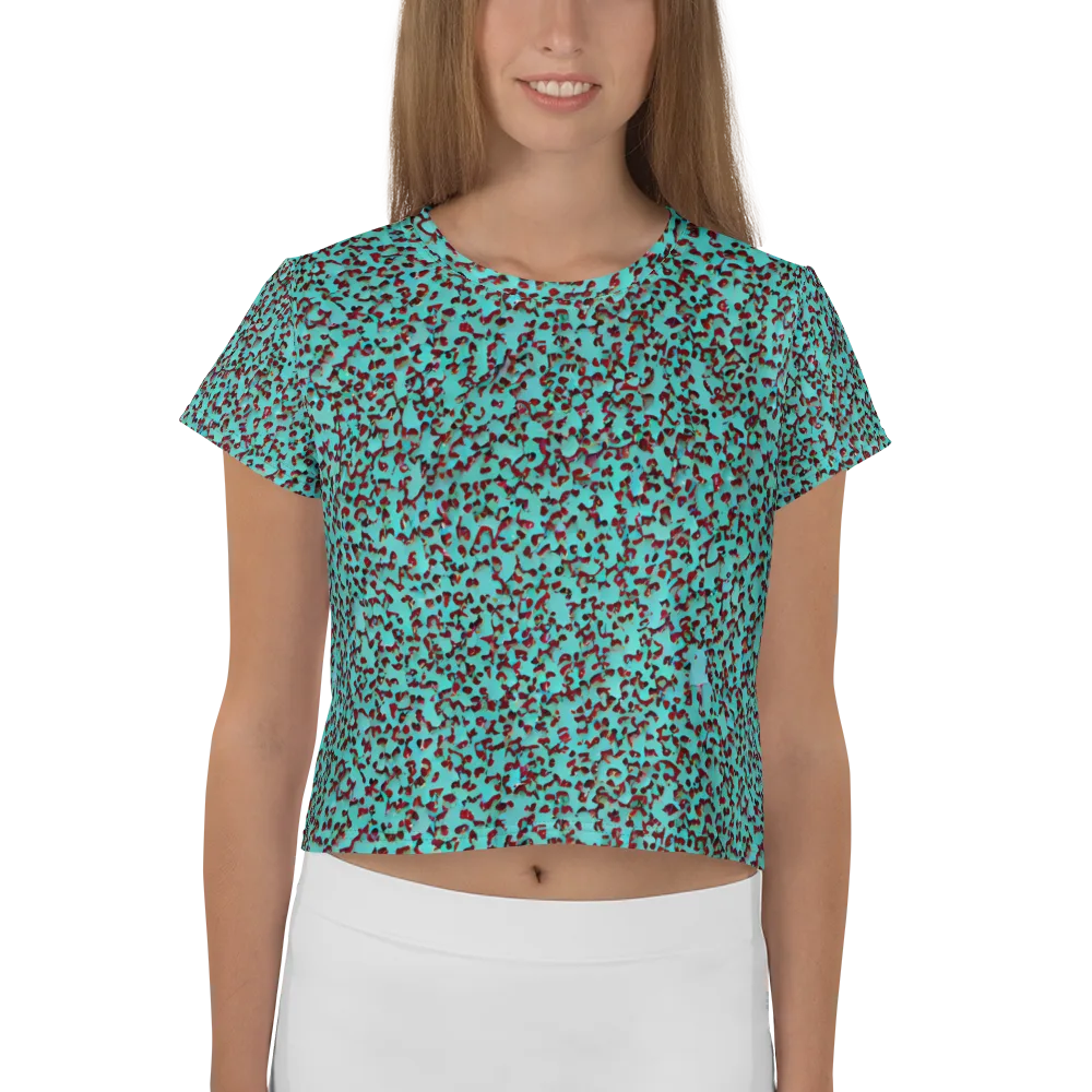 Neon Hide on Crop Tee — Front