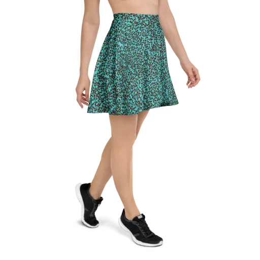 Neon Hide on a Skater Skirt