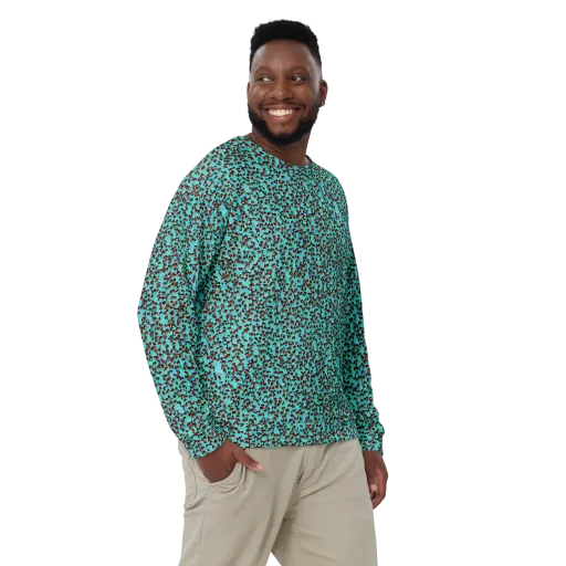 Neon Hide on a Sweatshirt