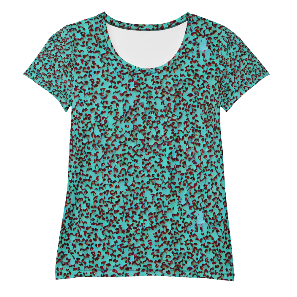 Neon Hide on Women's Athletic T-Shirt — Front