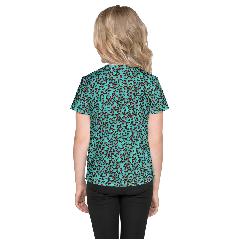 Neon Hide on Kids Crew Neck T-Shirt — Back