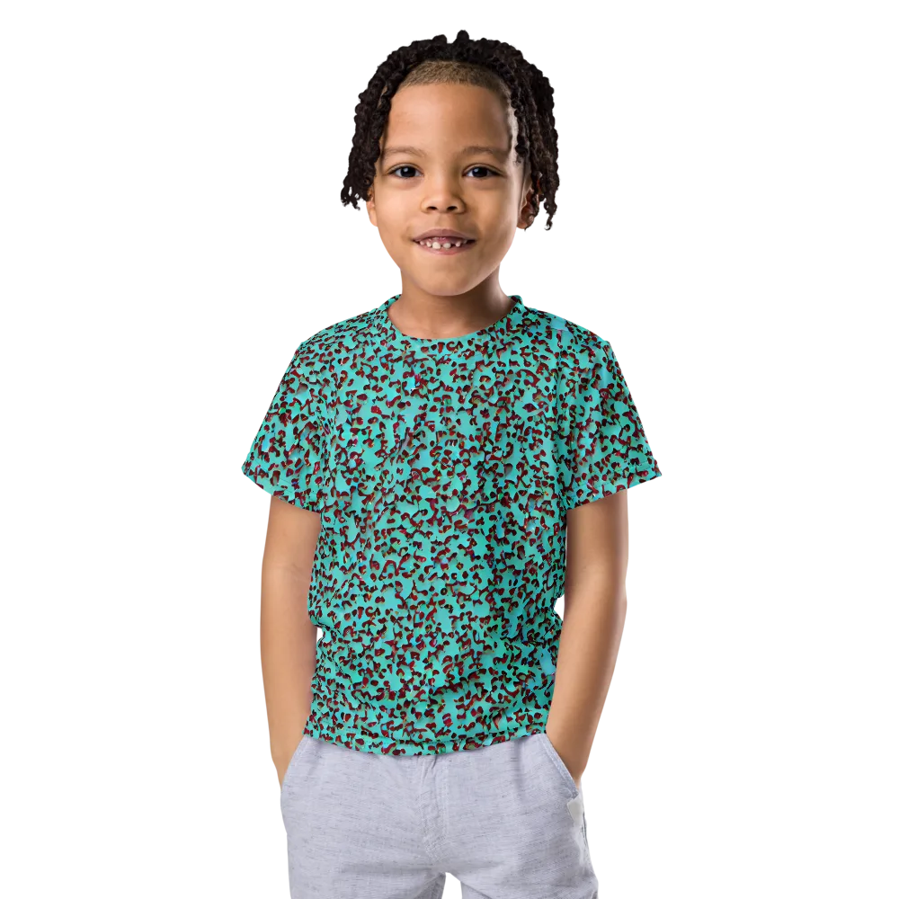 Neon Hide on Kids Crew Neck T-Shirt — Front