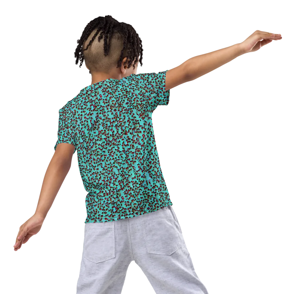Neon Hide on Kids Crew Neck T-Shirt — Back