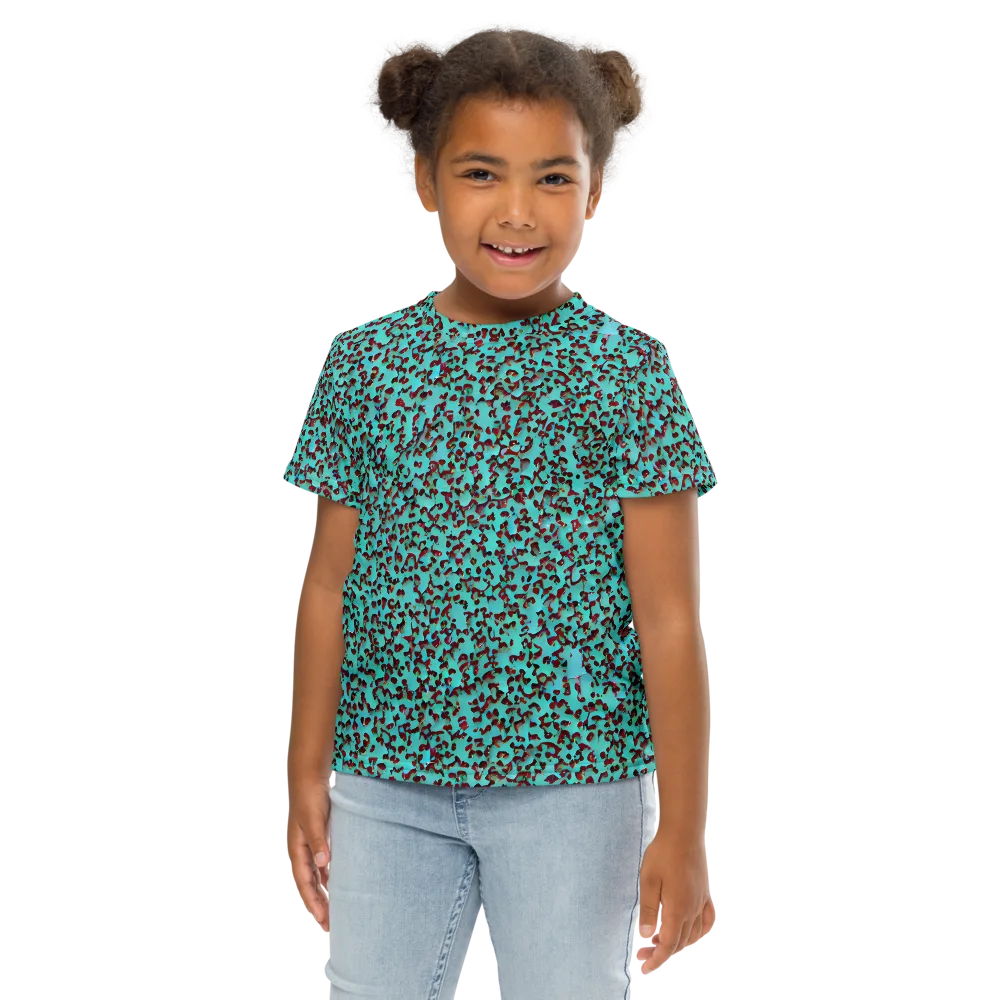 Neon Hide on Kids Crew Neck T-Shirt — Front