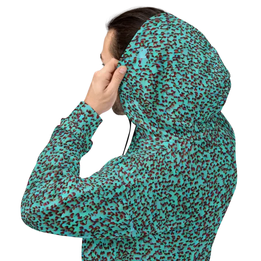 Neon Hide on a Hoodie