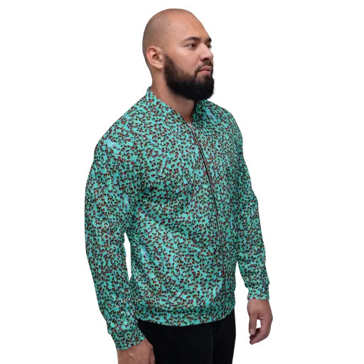 Neon Hide on a Bomber Jacket