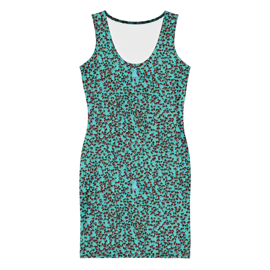 Neon Hide on Bodycon Dress — Front