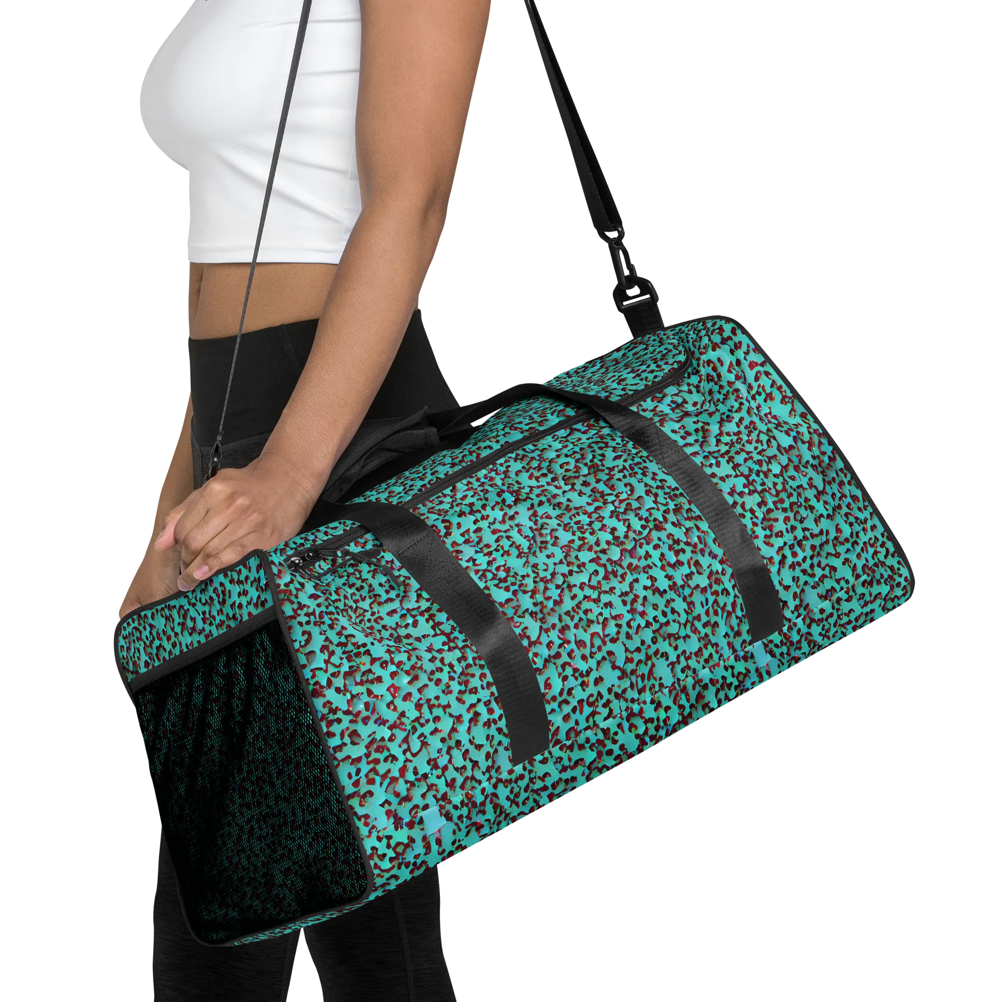Neon Hide on Duffle Bag — Front