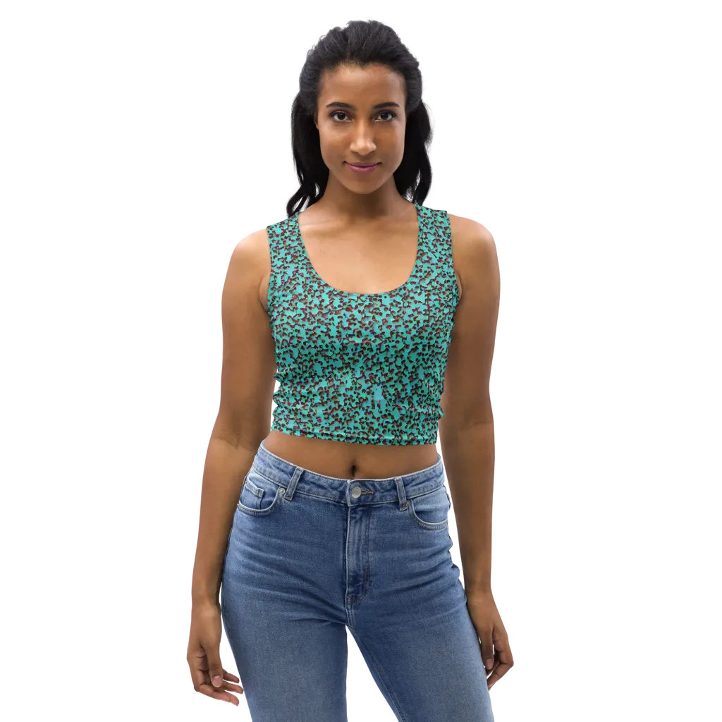 Neon Hide on Crop Top — Front