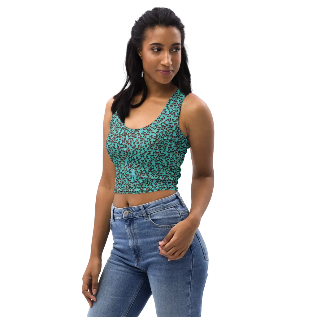 Neon Hide on Crop Top — Left Front