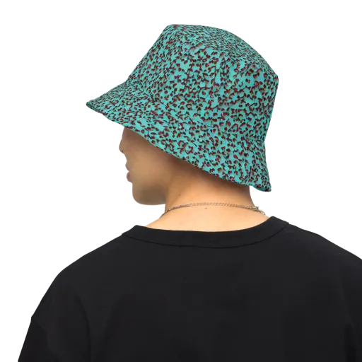 Neon Hide on a Reversible Bucket Hat