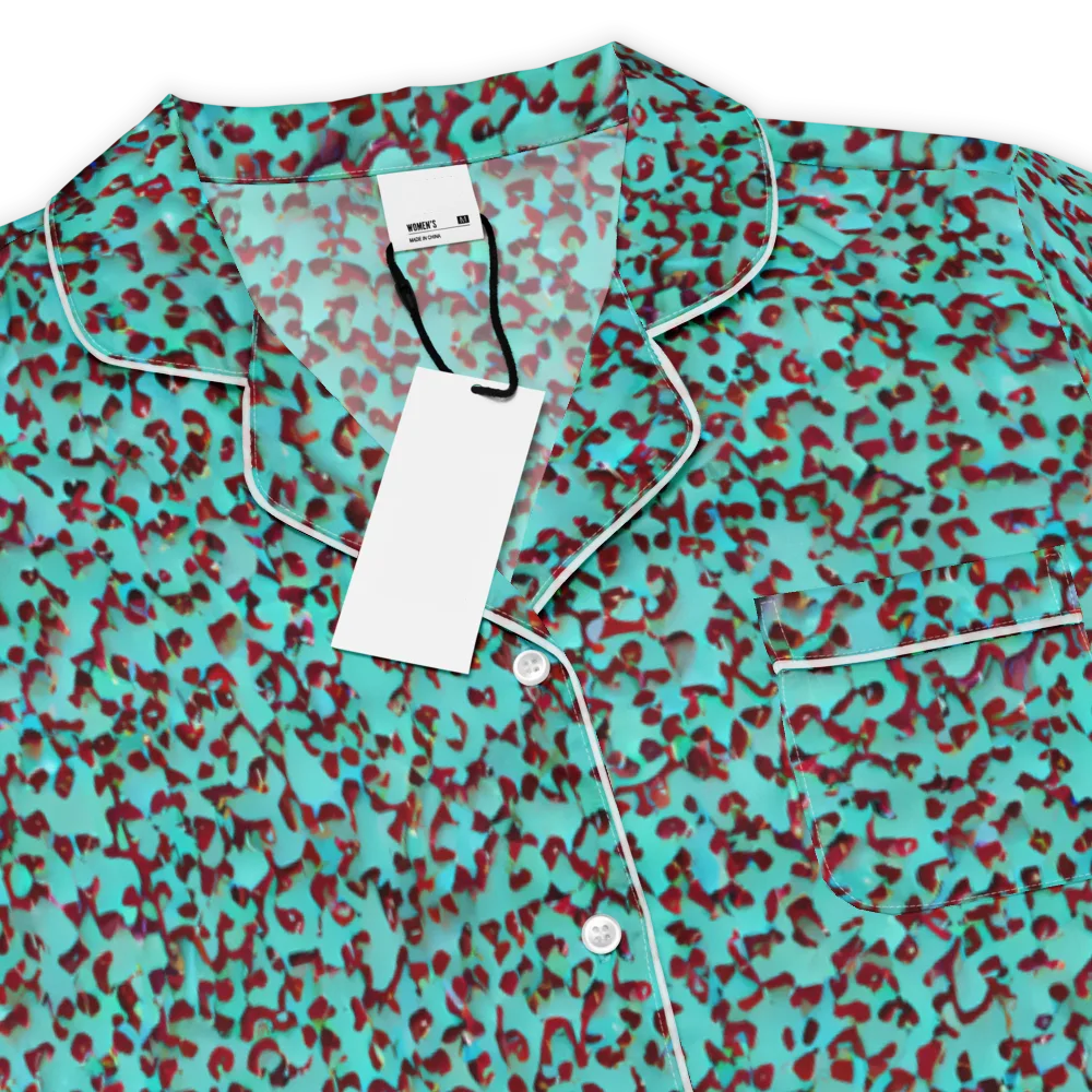 Neon Hide on Women's Short Sleeve Pajama Top — Product details