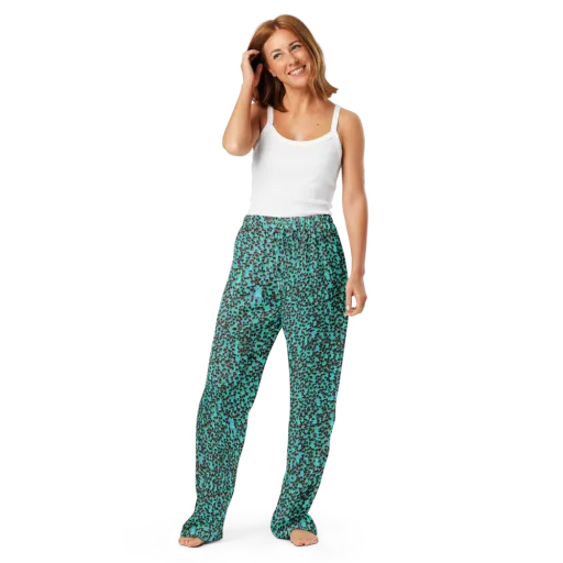 Neon Hide on a Women's Pajama Pants