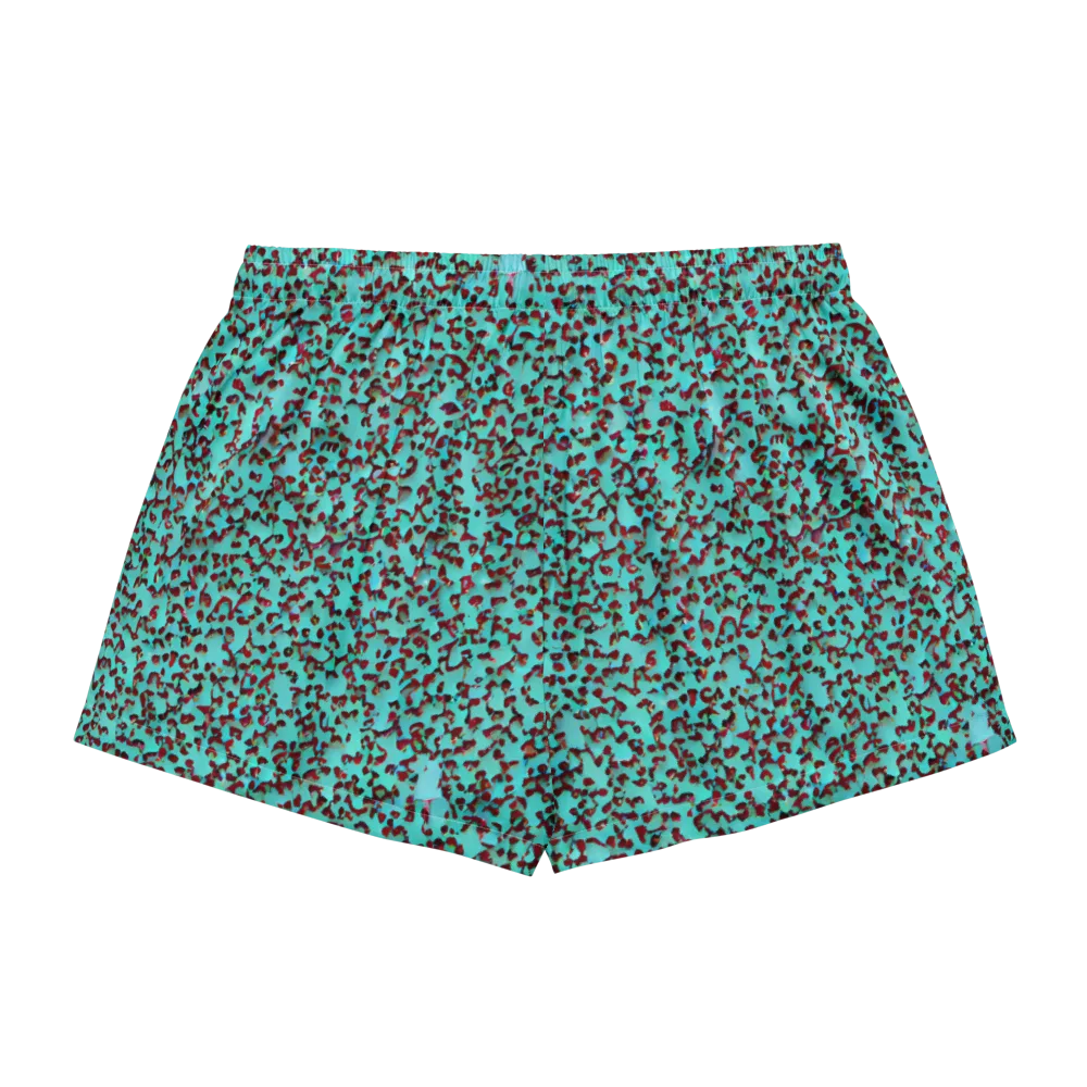 Neon Hide on Women's Pajama Shorts — Back