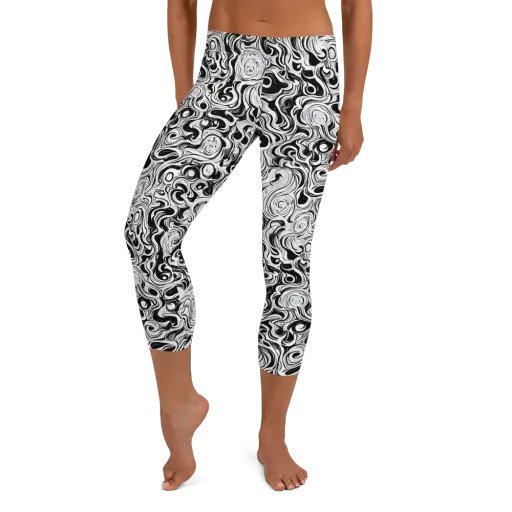 Whorl Theory on a Capri Leggings