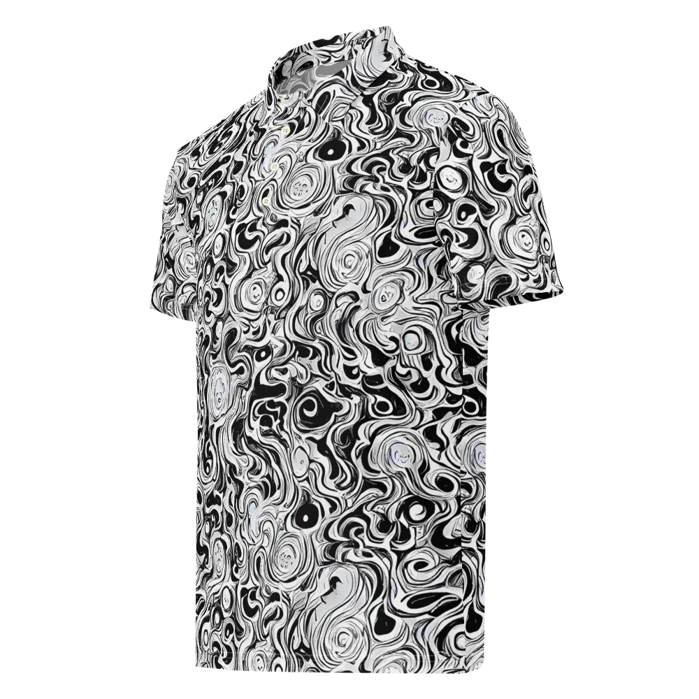 Whorl Theory on Men's Slim Fit Polo Shirt — Left Front
