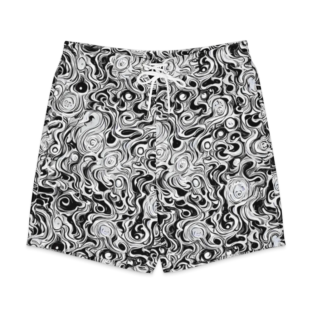 Whorl Theory on Men's Board Shorts — Front
