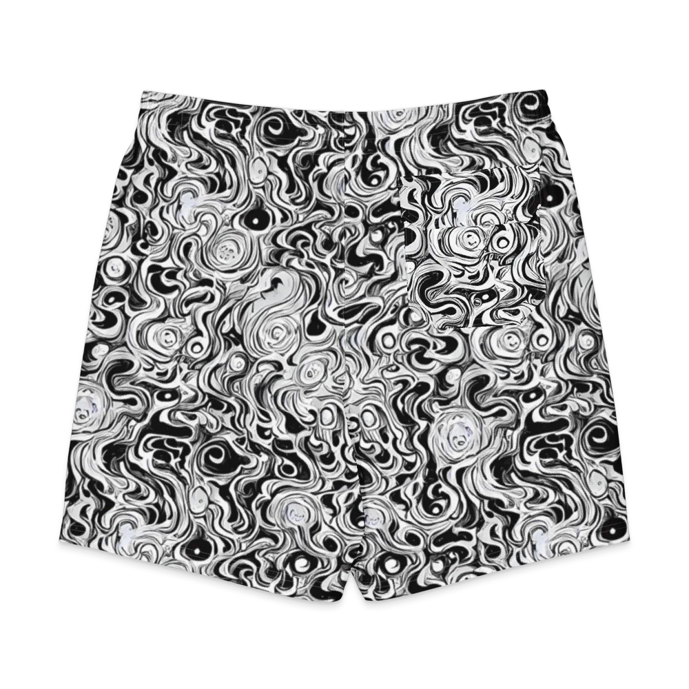 Whorl Theory on Men's Board Shorts — Back
