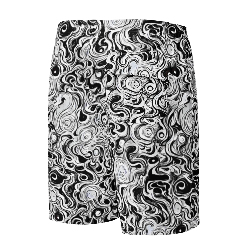 Whorl Theory on Men's Board Shorts — Back