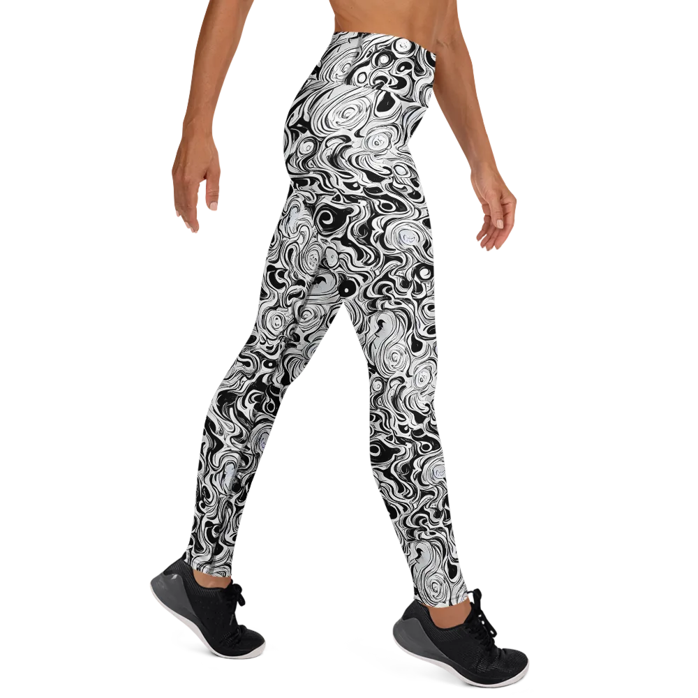 Whorl Theory on Yoga Leggings — Right