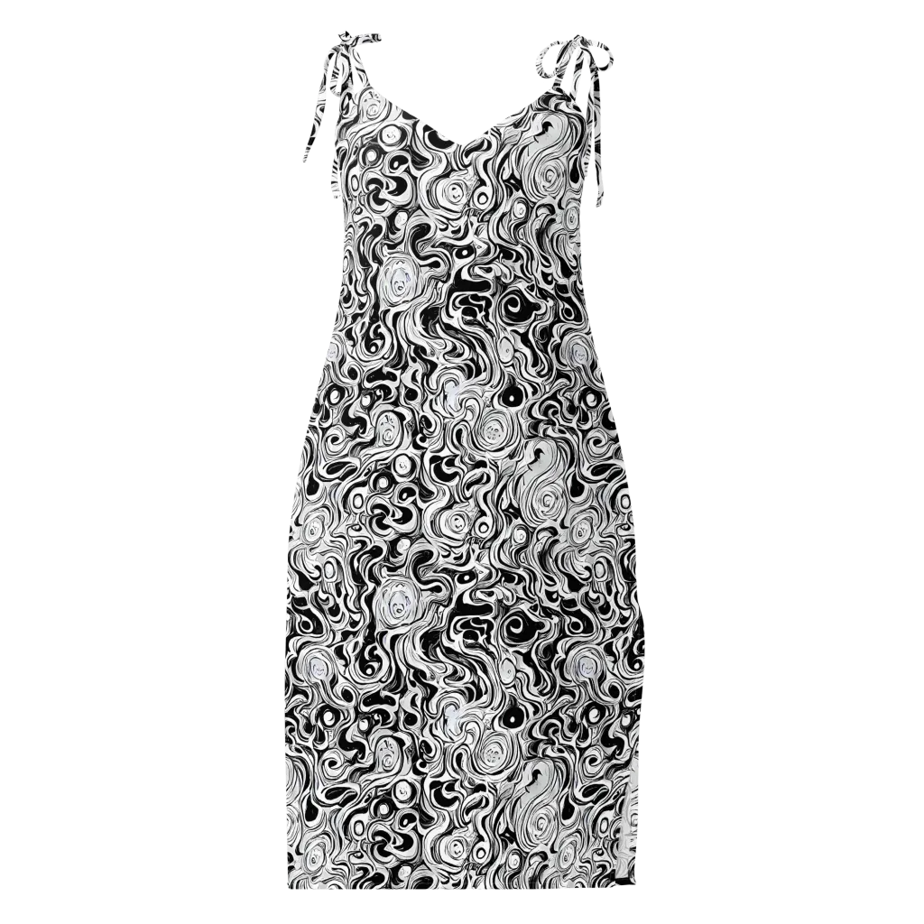 Whorl Theory on Slip Dress — Front