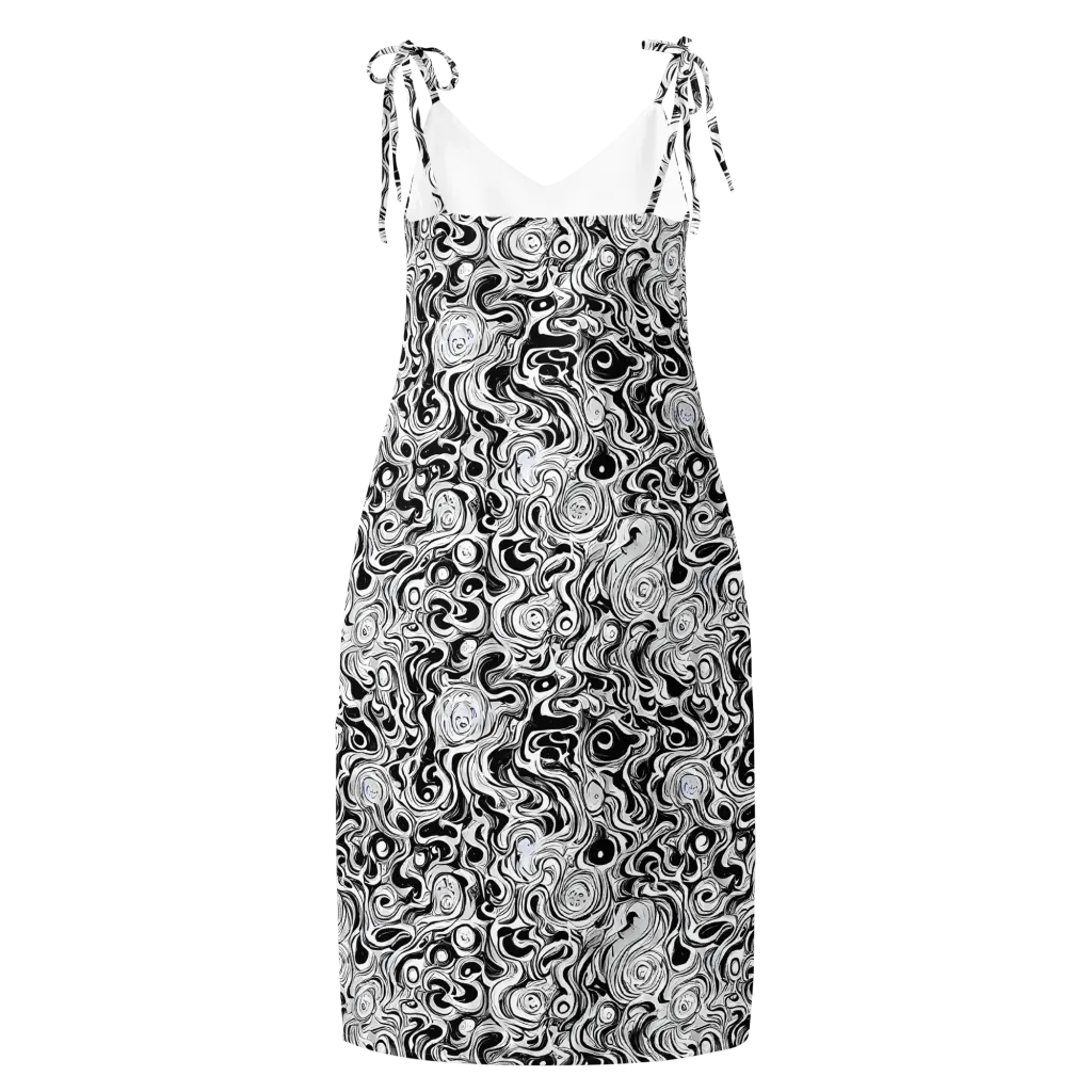 Whorl Theory on Slip Dress — Back