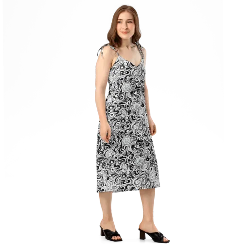 Whorl Theory on a Slip Dress