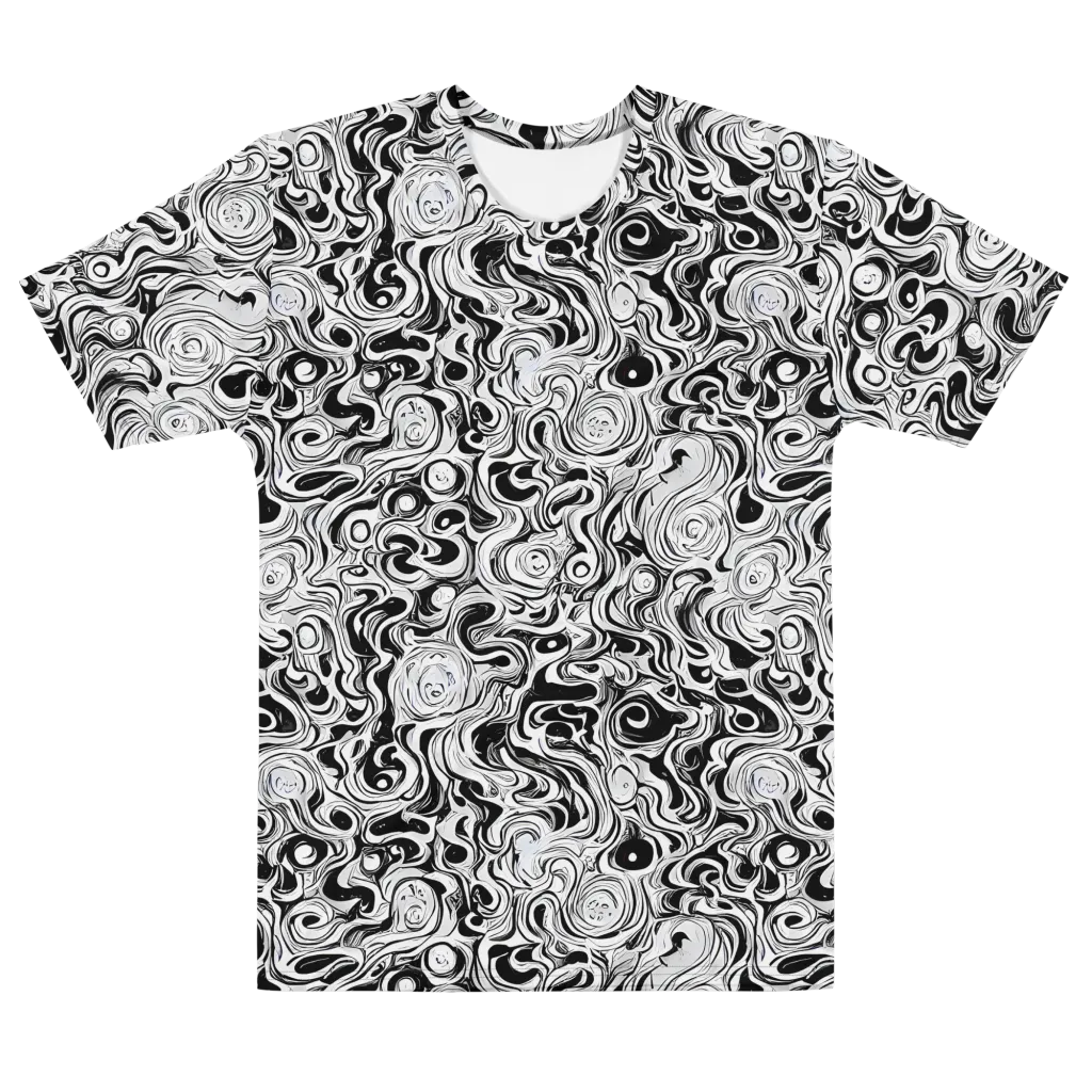 Whorl Theory on Men's Cotton Crew Neck T-Shirt — Front