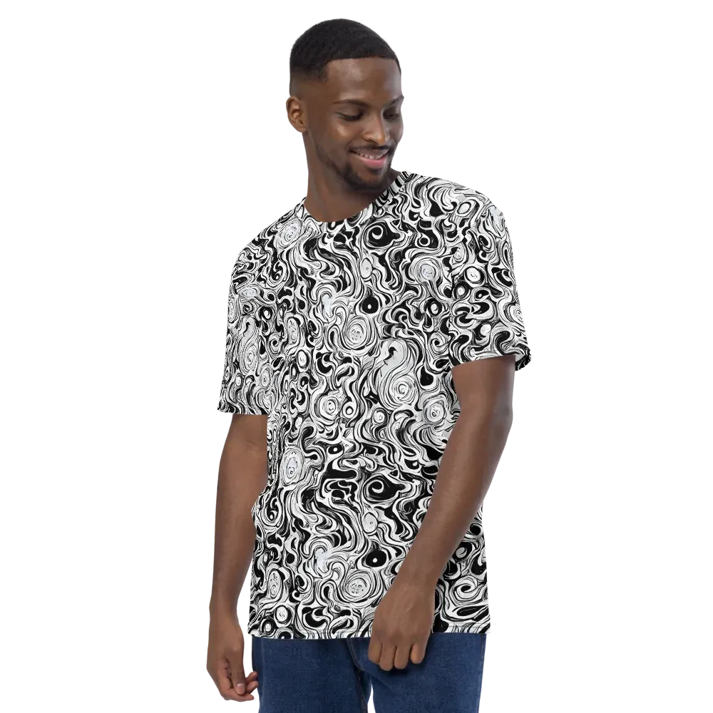 Whorl Theory on Men's Crew Neck T-Shirt — Left