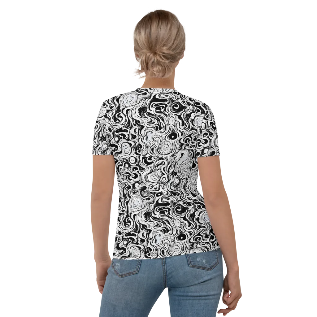 Whorl Theory on Women's Crew Neck T-Shirt — Back