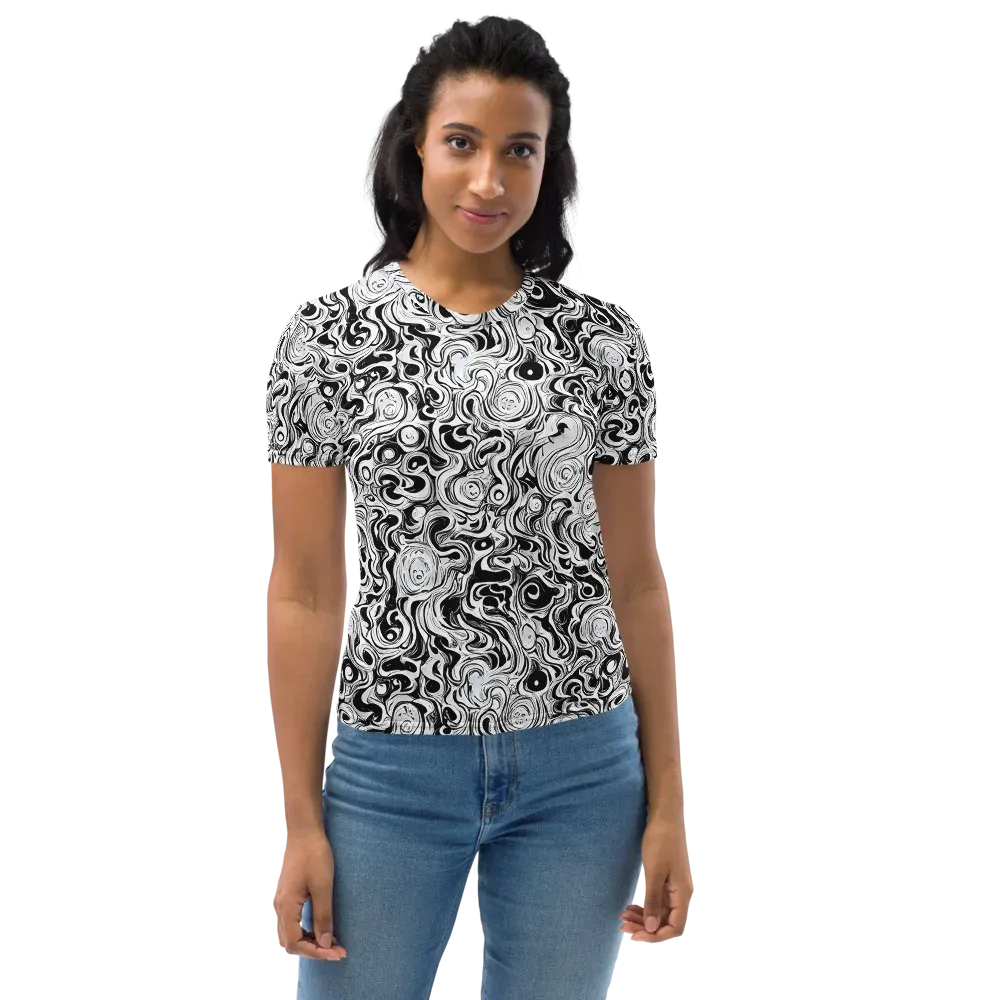 Whorl Theory on Women's Crew Neck T-Shirt — Front