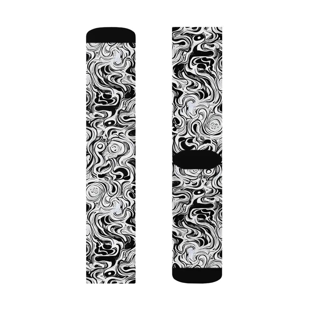 Whorl Theory on Socks — Left Sock