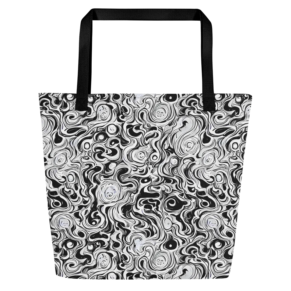 Whorl Theory on Large Tote Bag W/ Pocket — Front