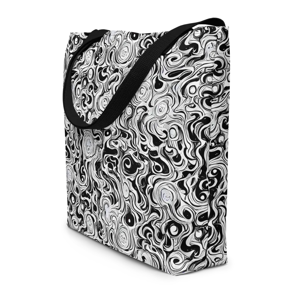 Whorl Theory on Large Tote Bag W/ Pocket — Front