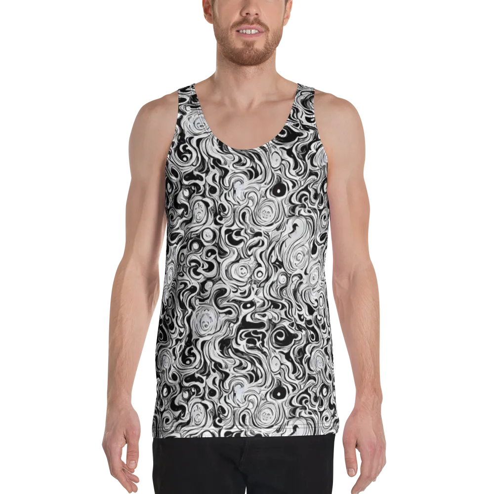 Whorl Theory on Men's Tank Top — Front